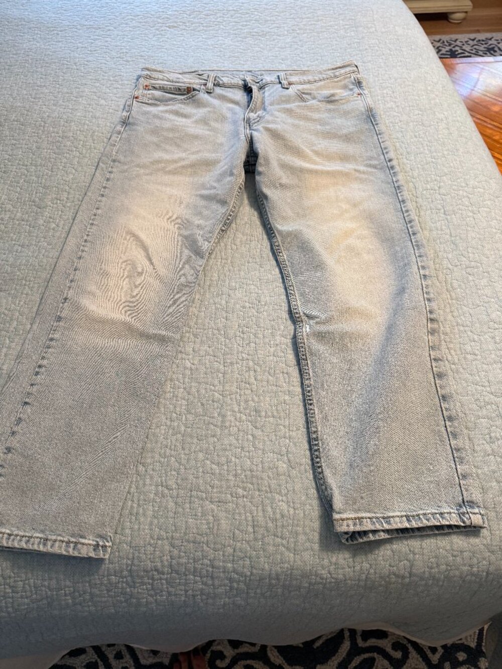 Mens 502 Levi's Light Wash Jeans